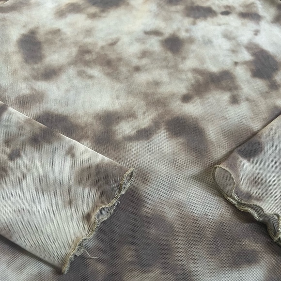 Primark Gray Mesh Girl Top - Picture 2 of 6